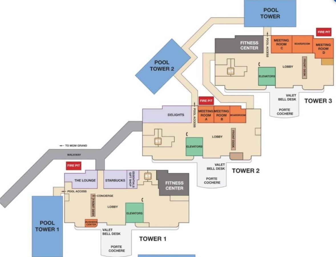 Balcony Full Strip View Suite Mgm Signature Free Valet 拉斯维加斯 外观 照片