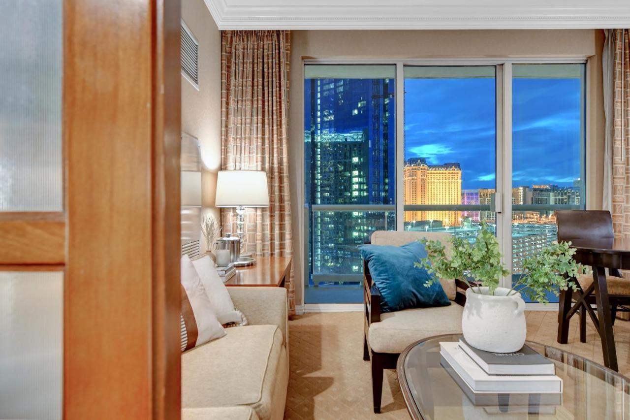 Balcony Full Strip View Suite Mgm Signature Free Valet 拉斯维加斯 外观 照片