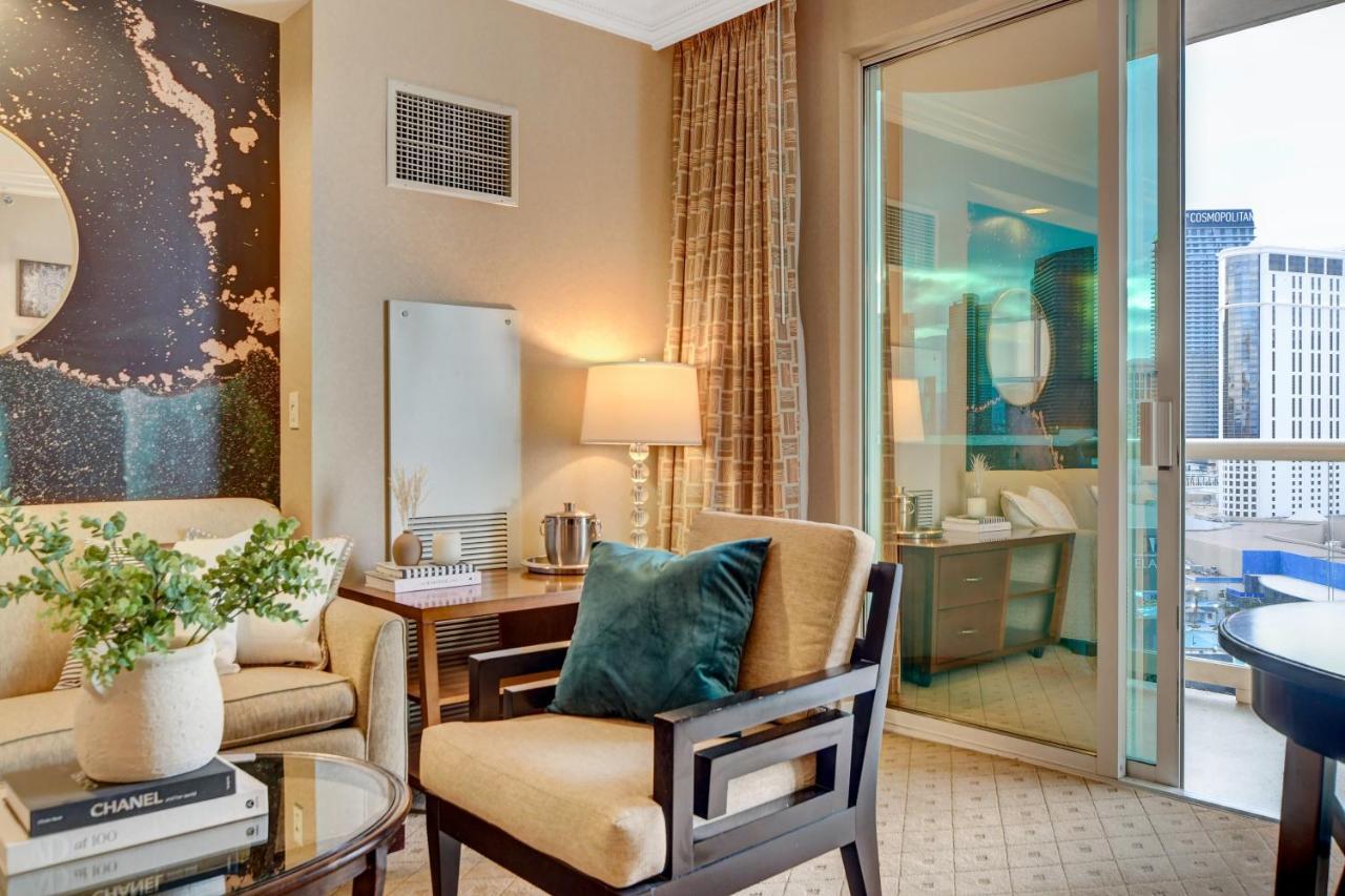 Balcony Full Strip View Suite Mgm Signature Free Valet 拉斯维加斯 外观 照片