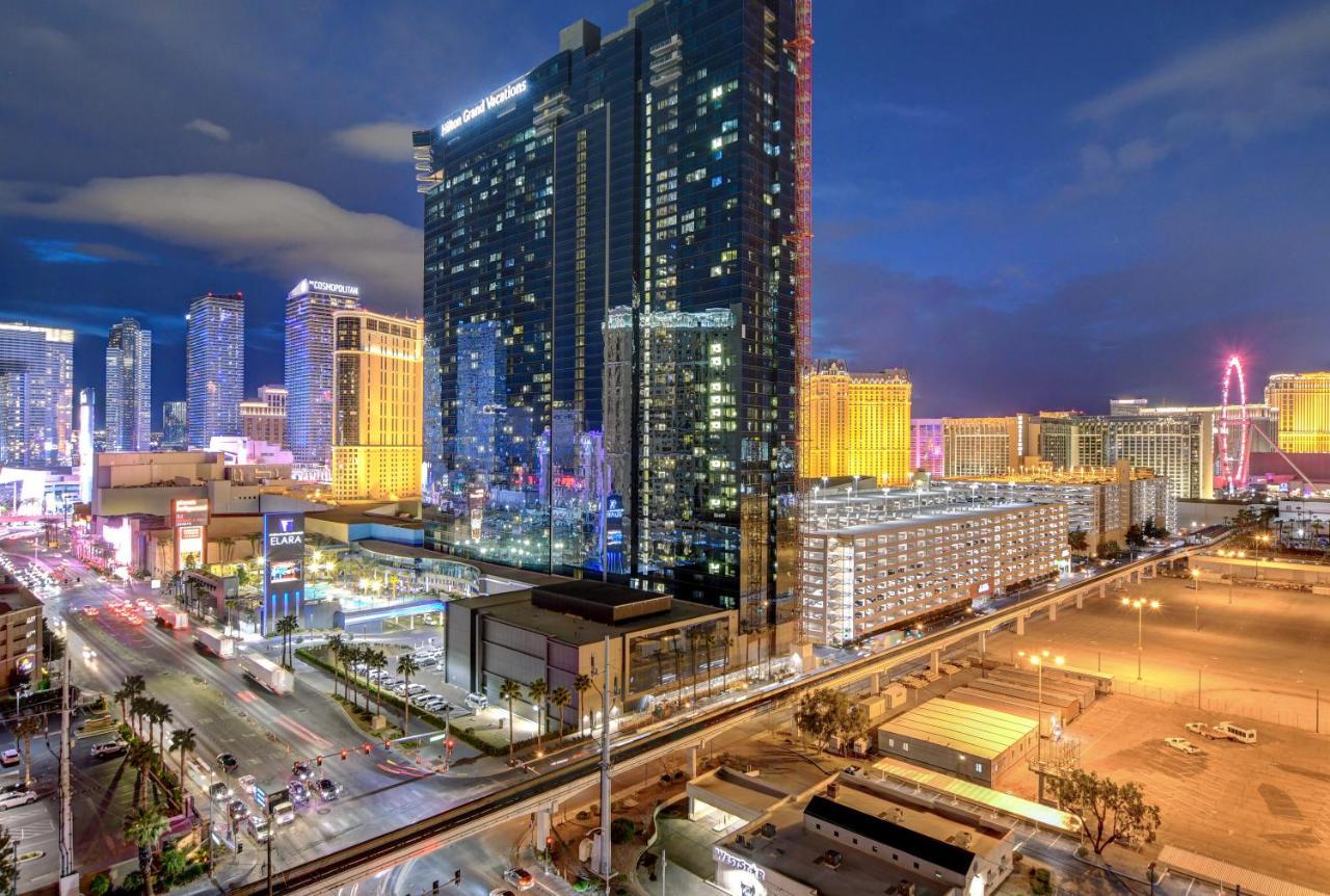 Balcony Full Strip View Suite Mgm Signature Free Valet 拉斯维加斯 外观 照片