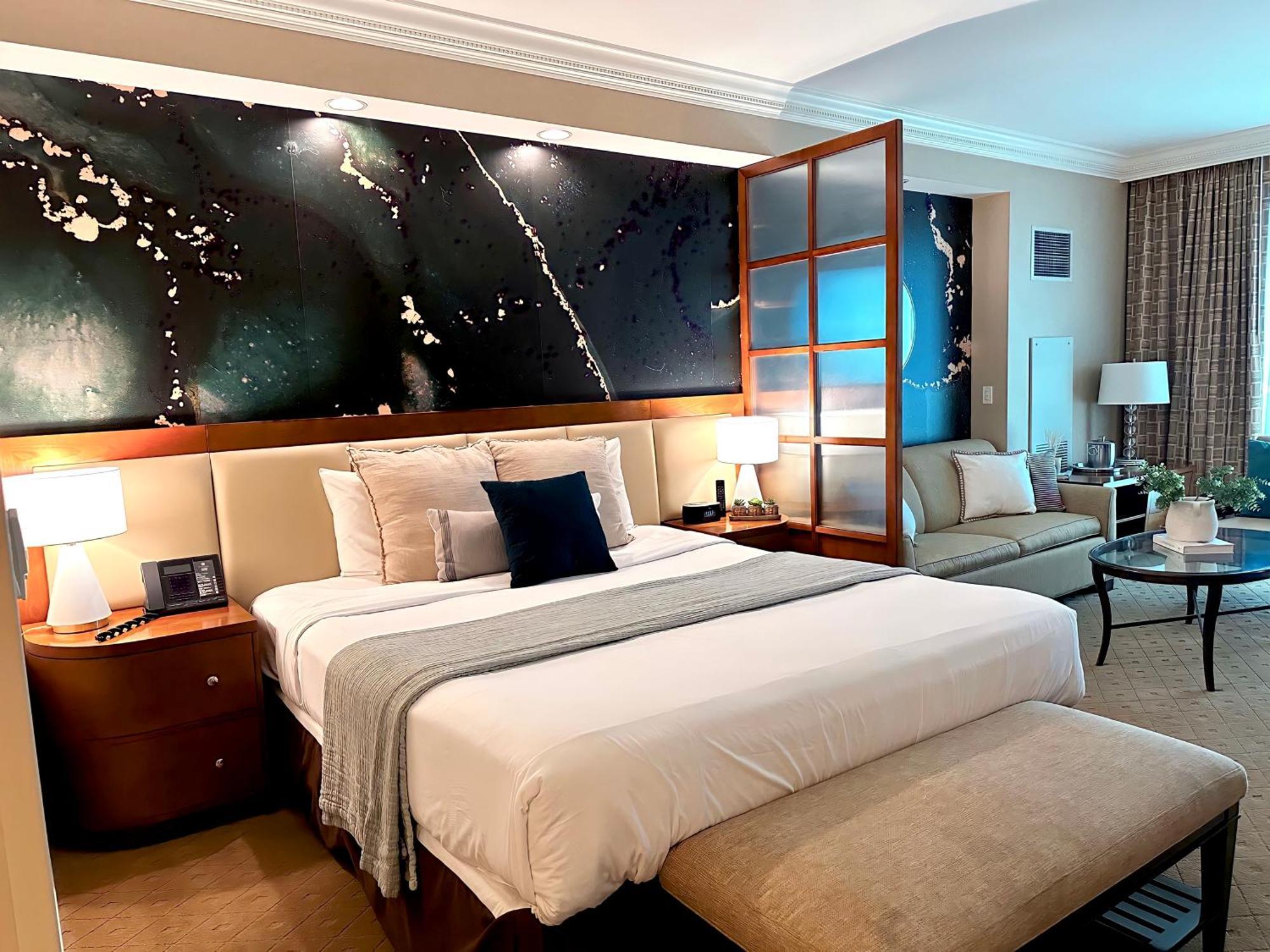 Balcony Full Strip View Suite Mgm Signature Free Valet 拉斯维加斯 外观 照片